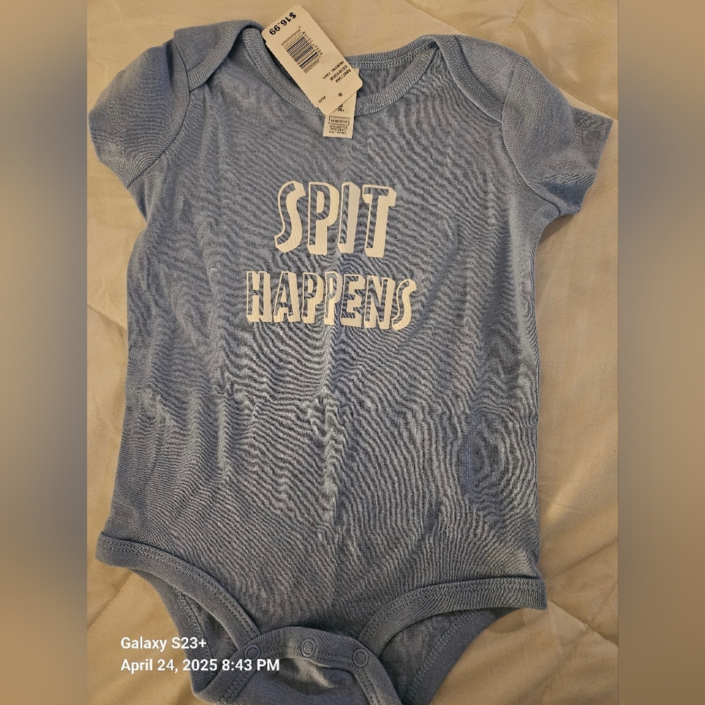 Blue Bodysuit - Spit Happens